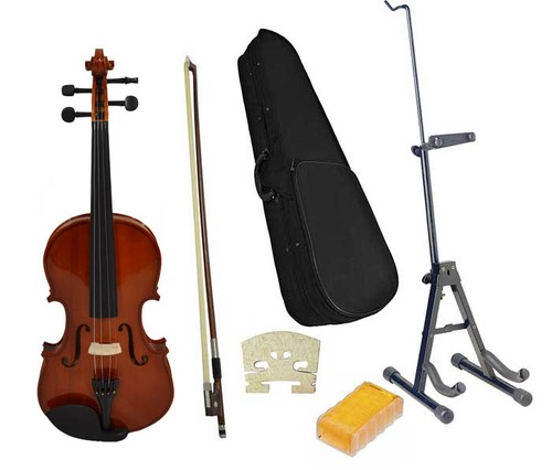 Full size violin and stand - violin,