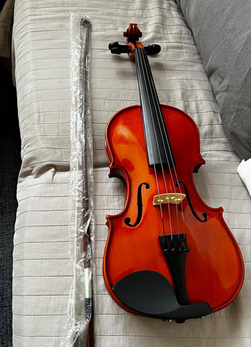 Violin with bow padded carry - &,