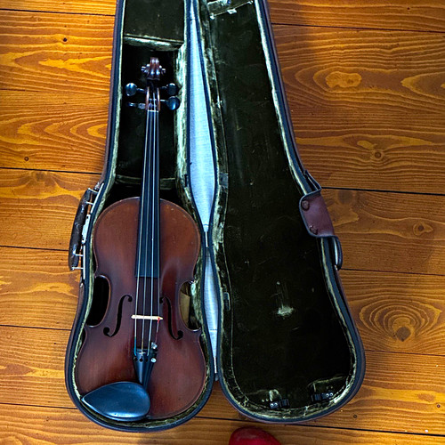 19thc german violin w - 19thc, w/
