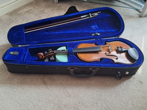 Used violin black - violin, case